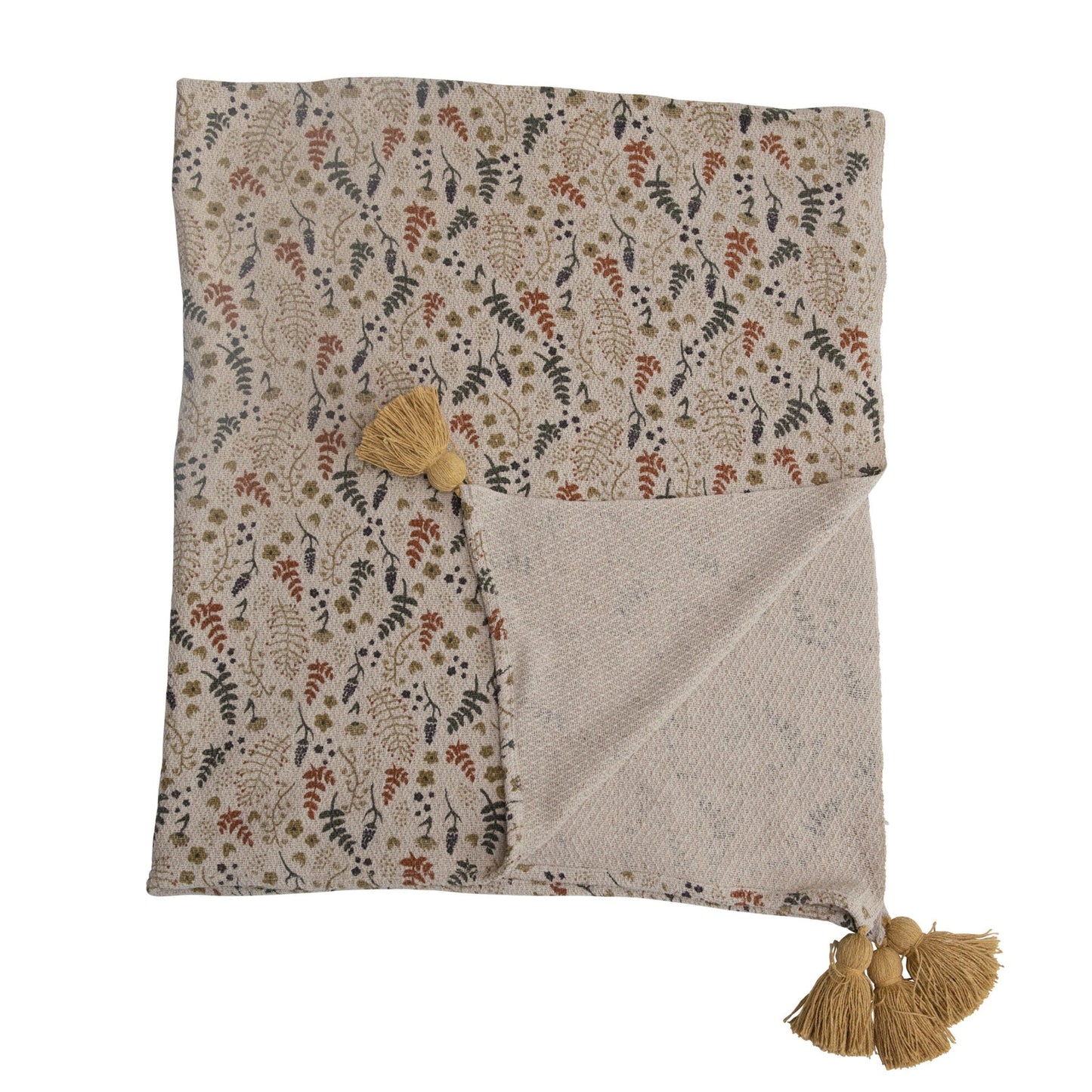 Woven Recycled Cotton Throw