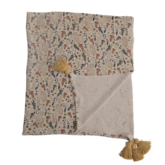 Woven Recycled Cotton Throw