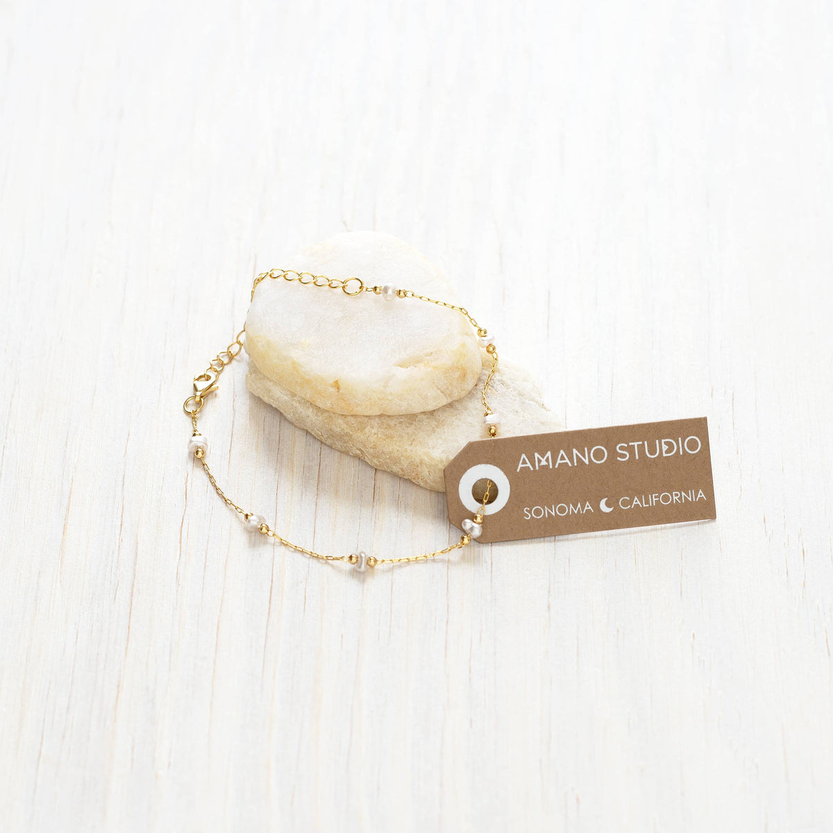 Freshwater Pearl Chain Bracelet
