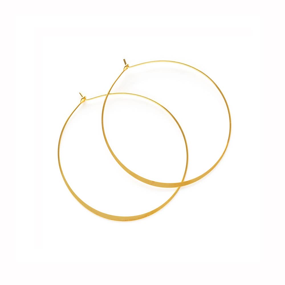 1.5" Classic Hoop Earrings