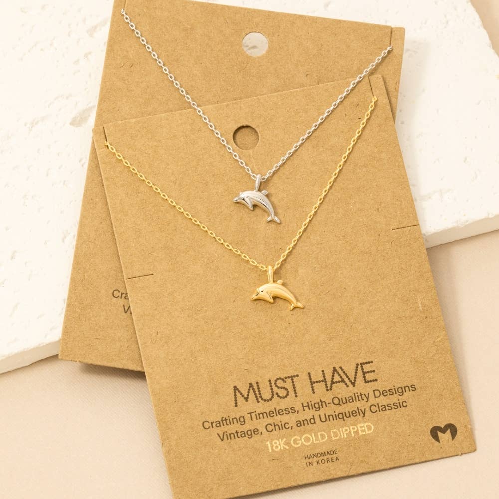 Dolphin Pendant Necklace