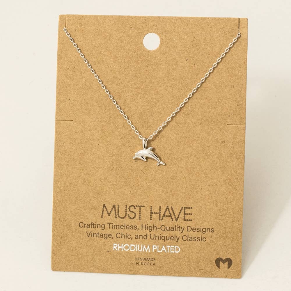 Dolphin Pendant Necklace