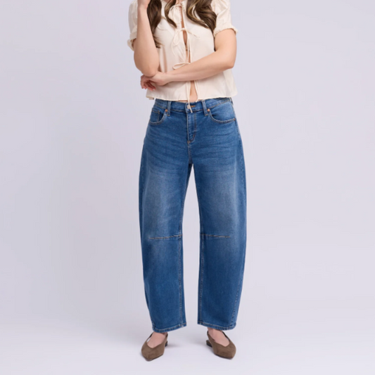 Malia Relaxed Barrel Jeans | Emmanuelle
