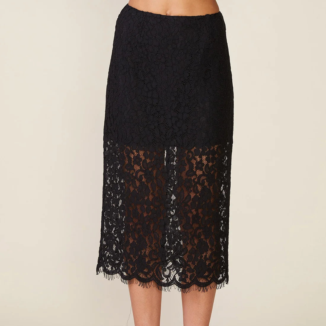 Lace Midi Skirt