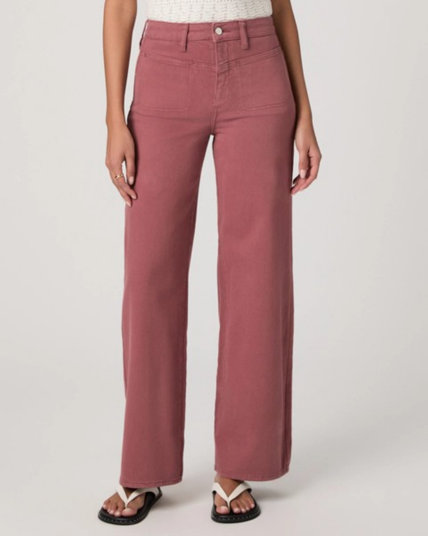 PAIGE Anessa Jeans | Vintage Brick Berry