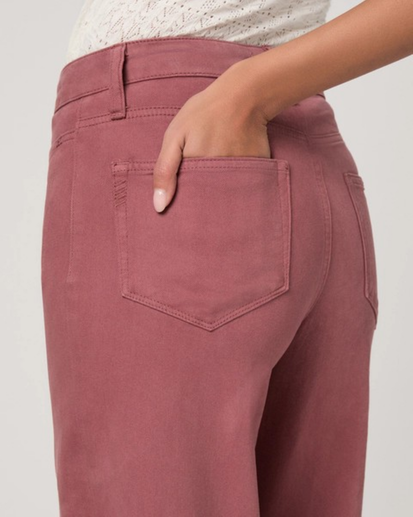 PAIGE Anessa Jeans | Vintage Brick Berry