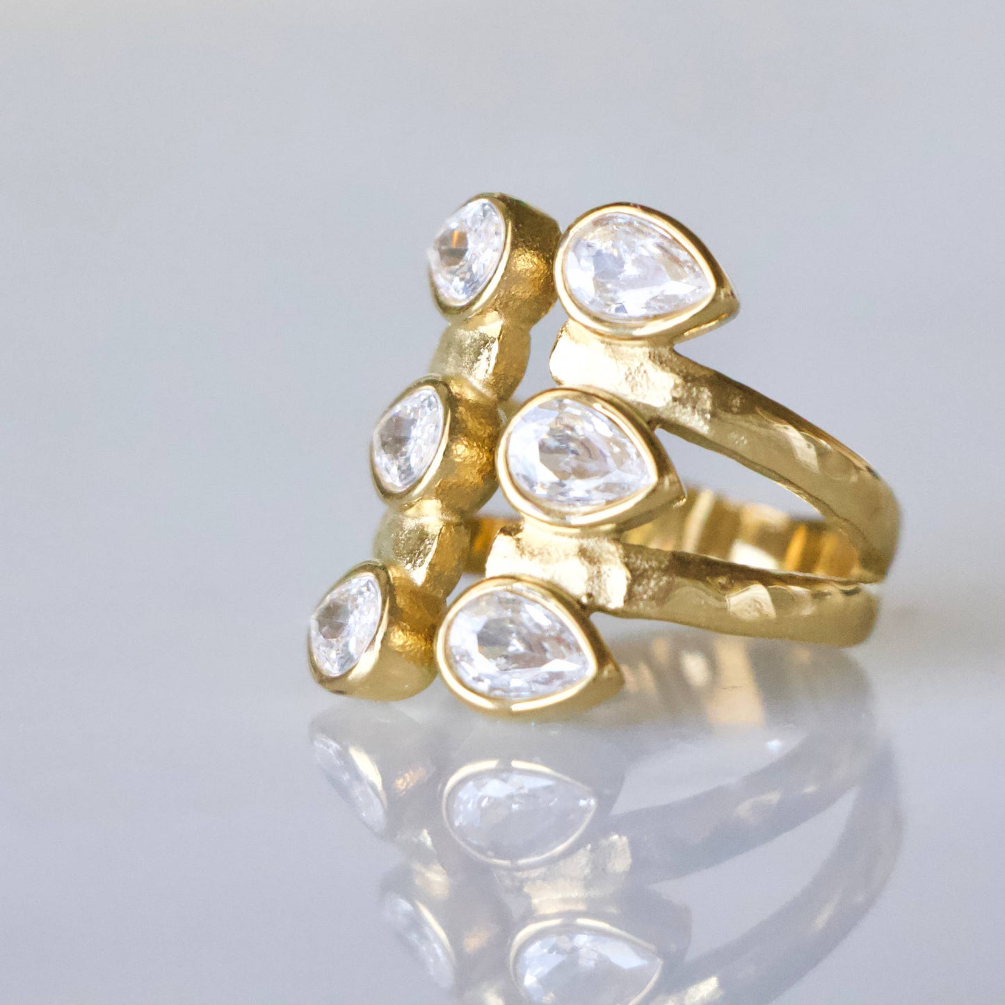Droplet Cuff Ring | Waterproof
