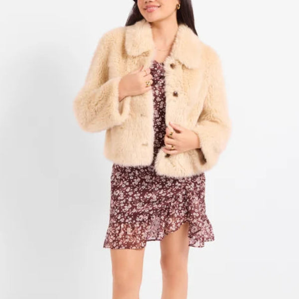 Calla Faux Fur Coat