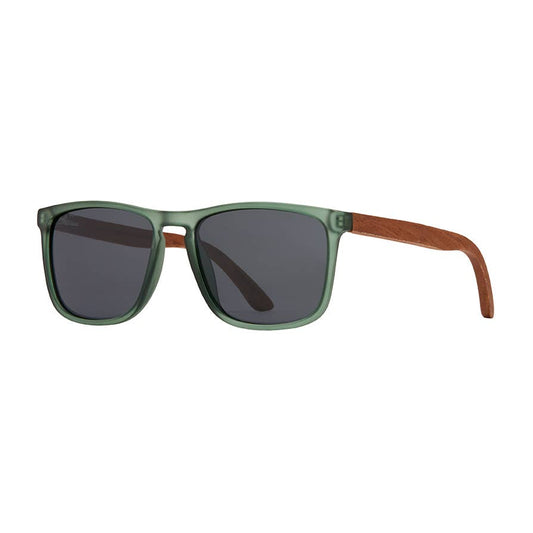 Cail - Matte Green / Walnut Wood / Smoke Polarized