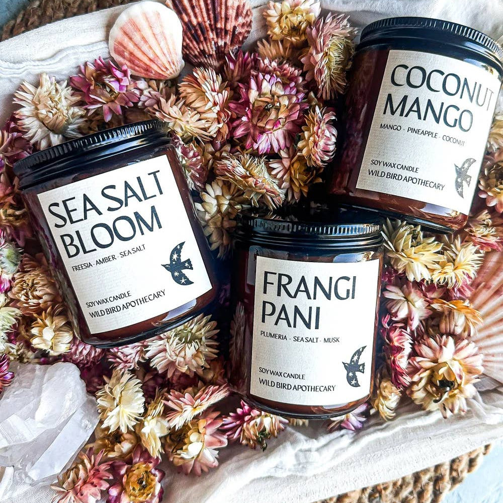 Sea Salt Bloom Soy Wax Candle