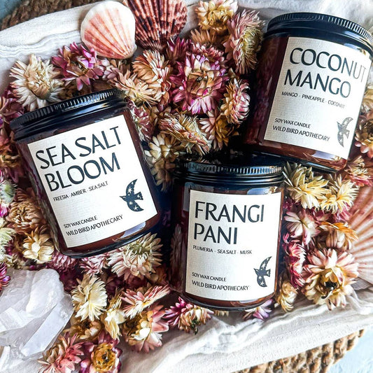 Sea Salt Bloom Soy Wax Candle