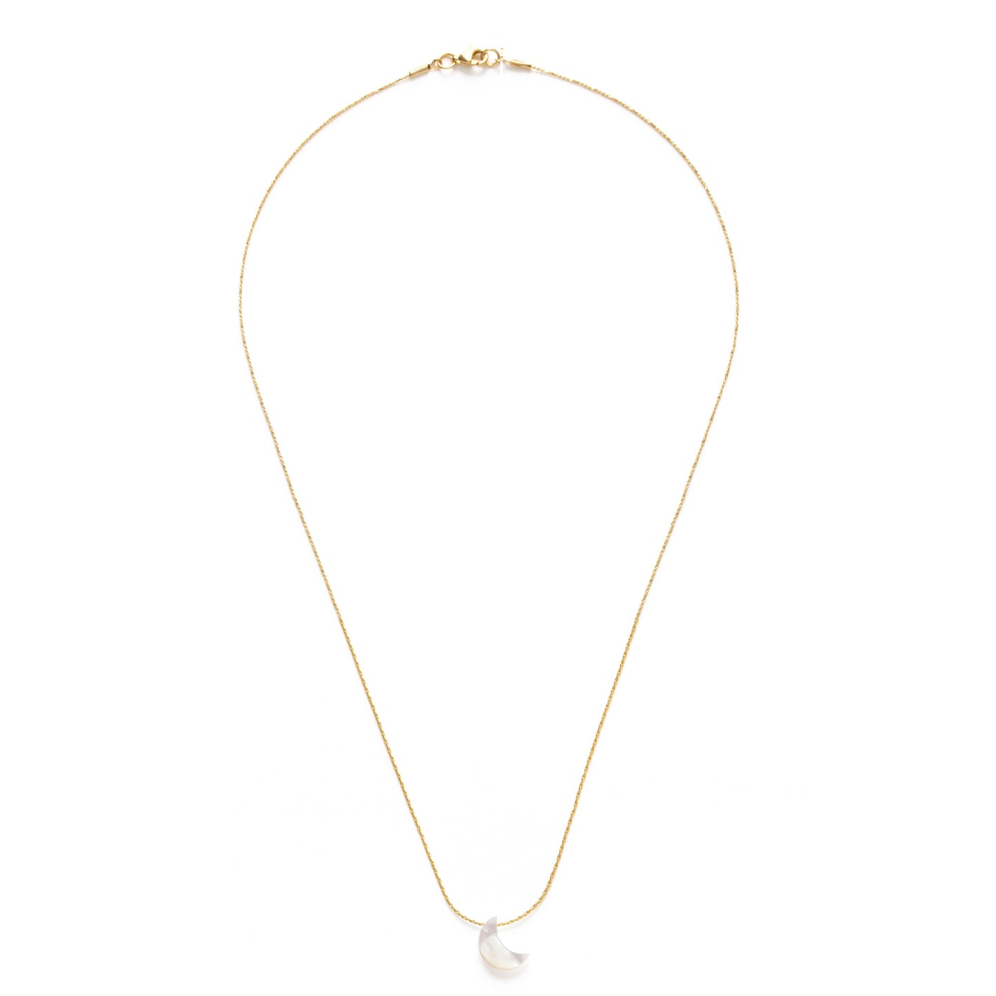 Mother of Pearl Moon Necklace