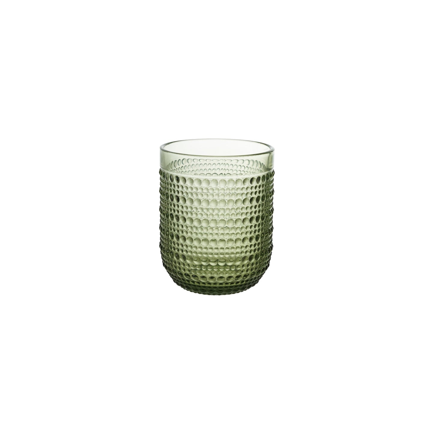 6 oz. Drinking Glass with Raised Dots, Green