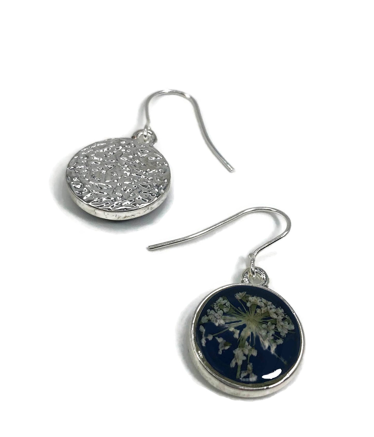Marina at Midnight Small Round Earrings
