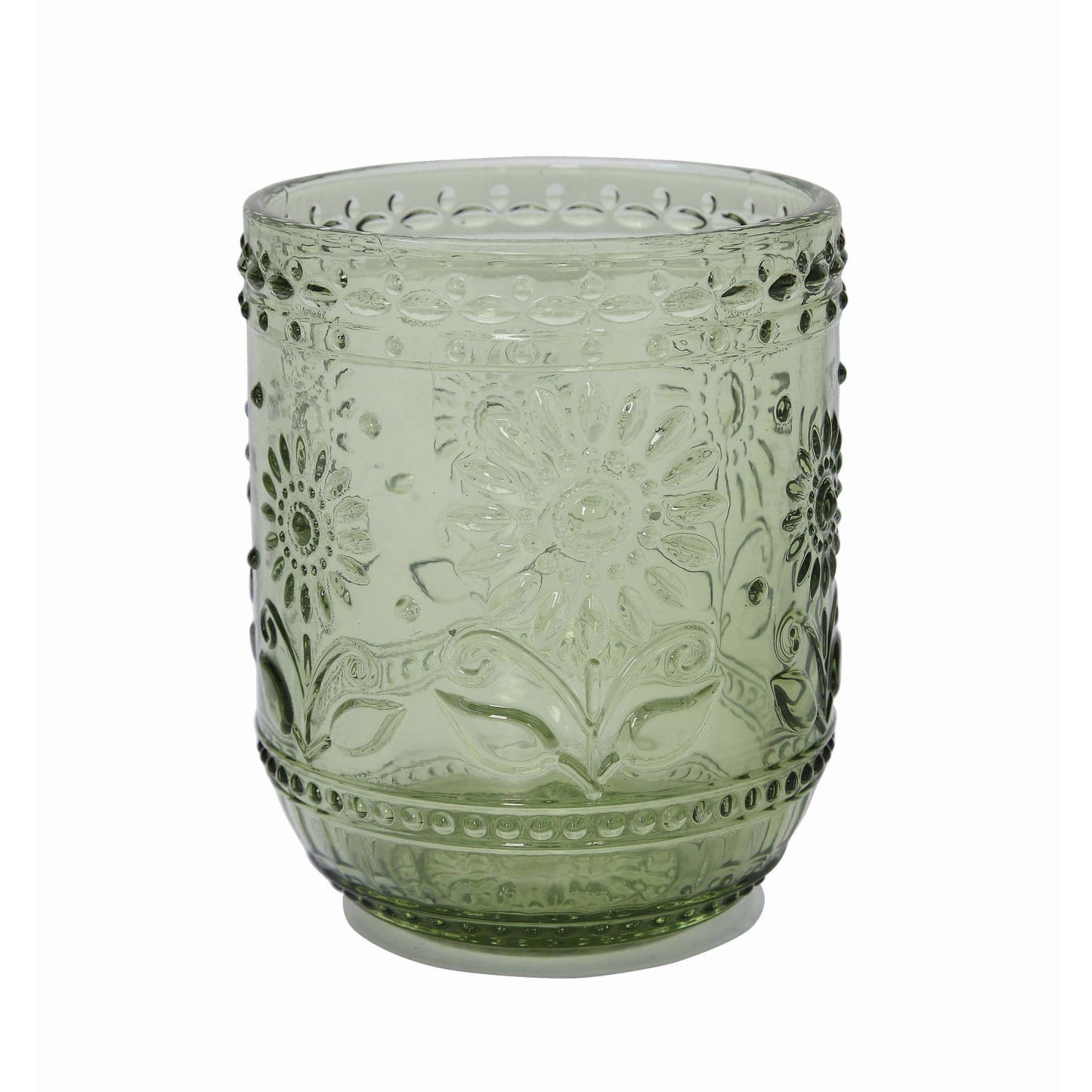 Embossed Green Drinking Mug