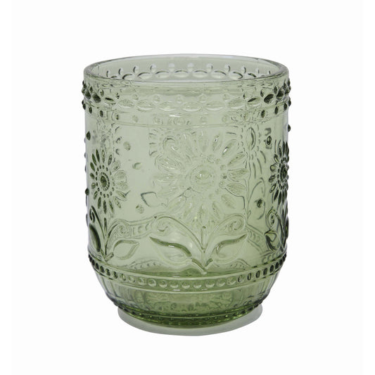 Embossed Green Drinking Mug