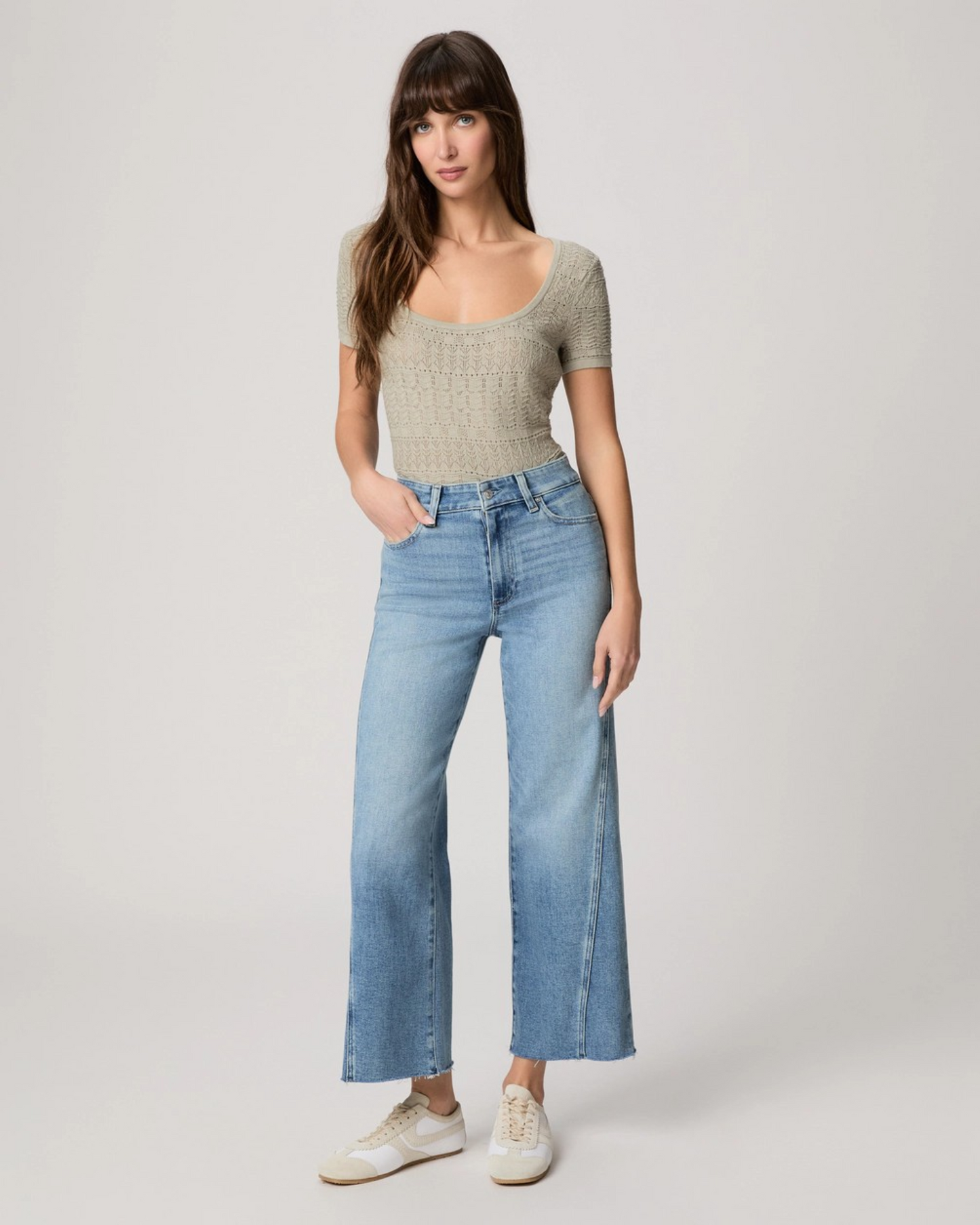 PAIGE Anessa Jeans | Twisted Outseam Panel