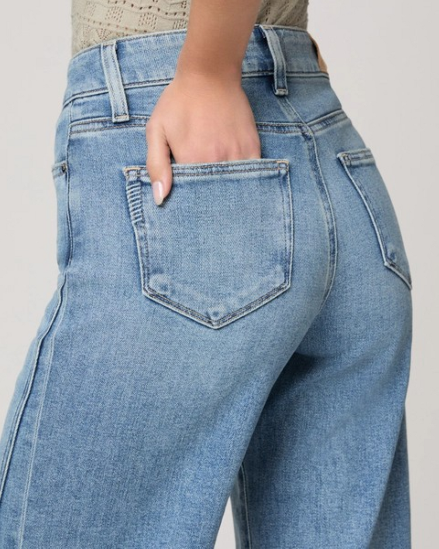 PAIGE Anessa Jeans | Twisted Outseam Panel