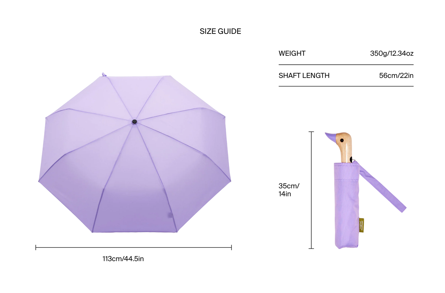 Heaven's Garden Print Eco-Friendly Duckhead Umbrella