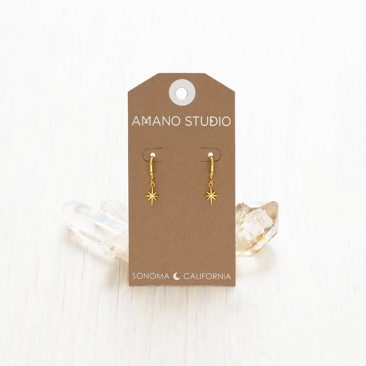 Starlight Huggie Hoop Earrings