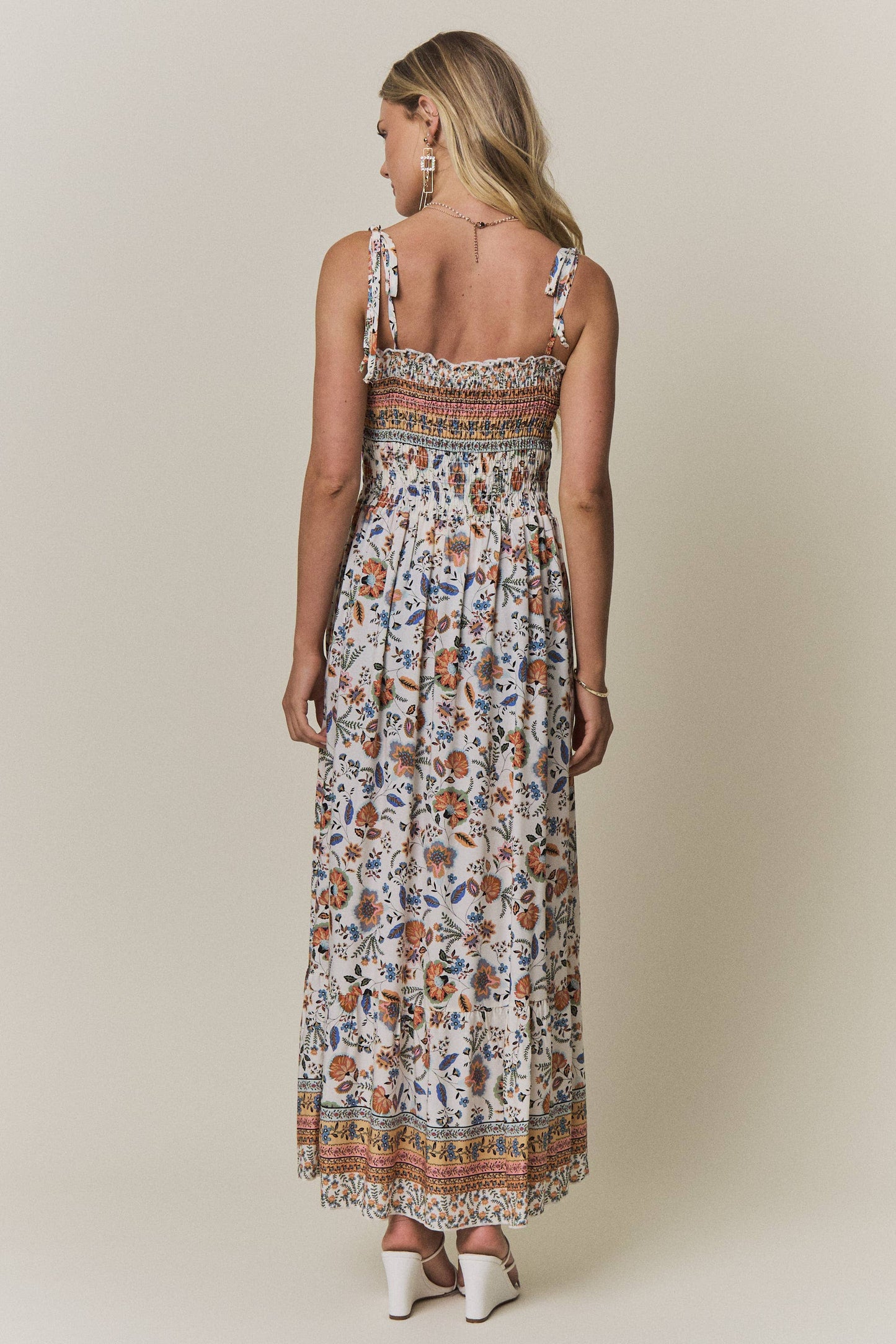 Ivory Maxi Boho Dress