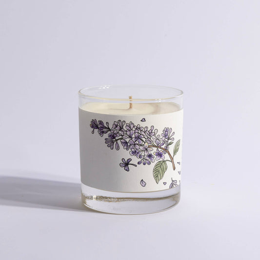 Lilac - Medium Glass - Just Bee Candle