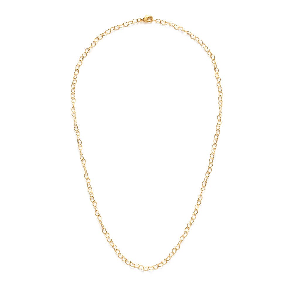 Heart Link Chain Necklace