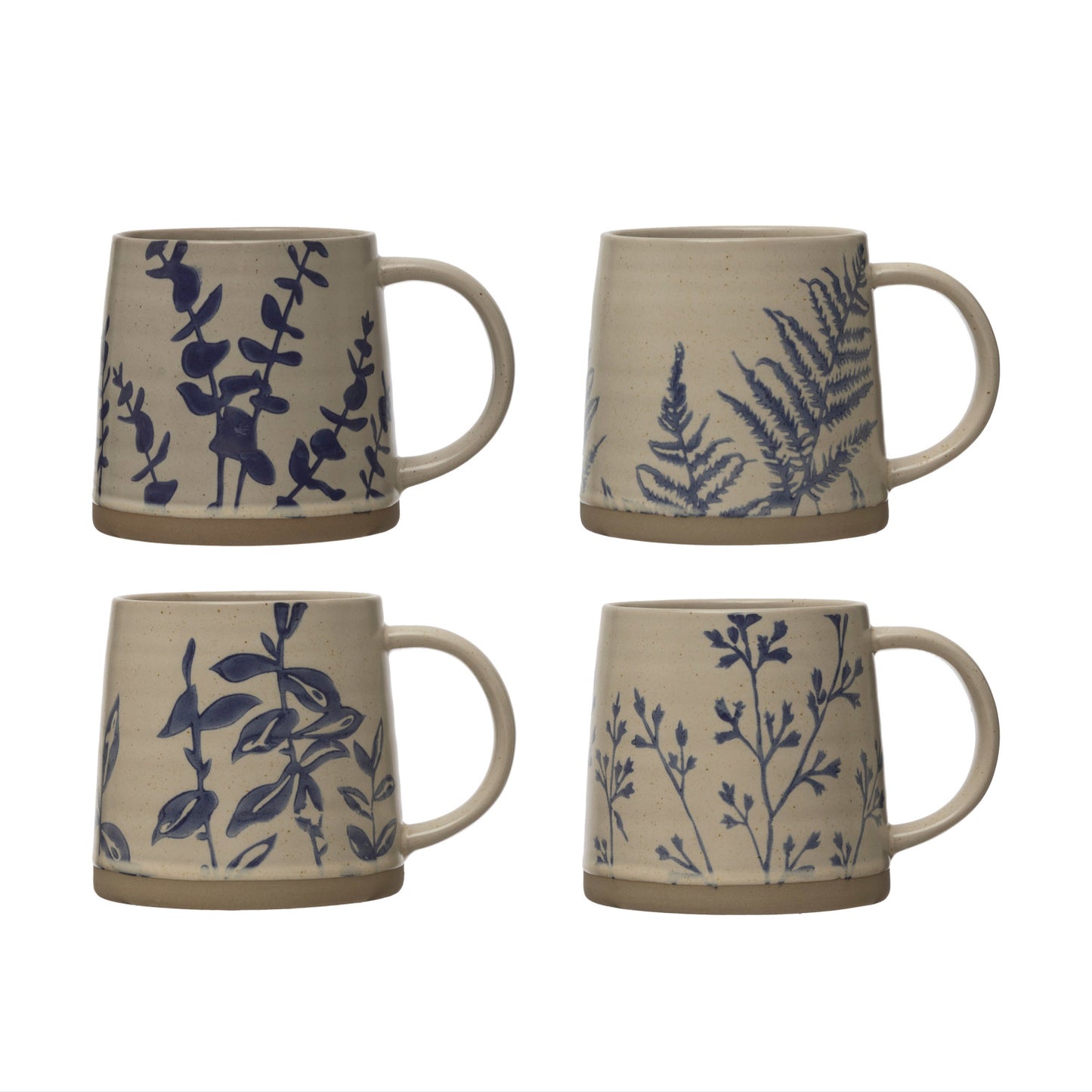 Botanical Print Stoneware Mug