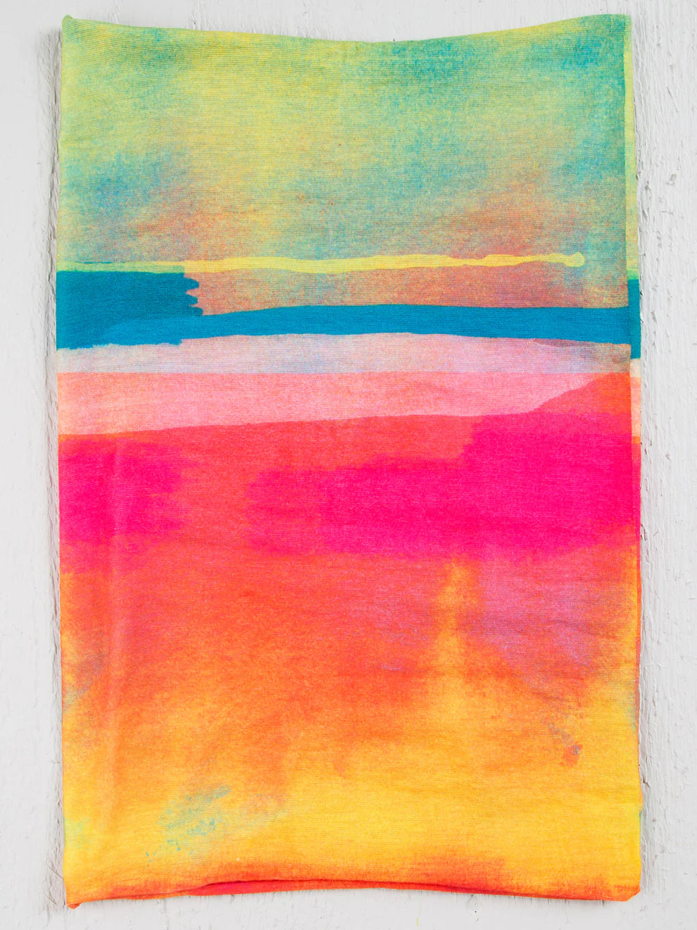 Boho Bandeau Hot Pink Rainbow Ombre