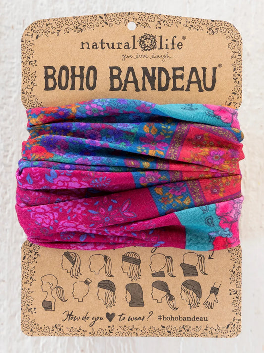 Full Boho Bandeau® Headband - Jewel Positano