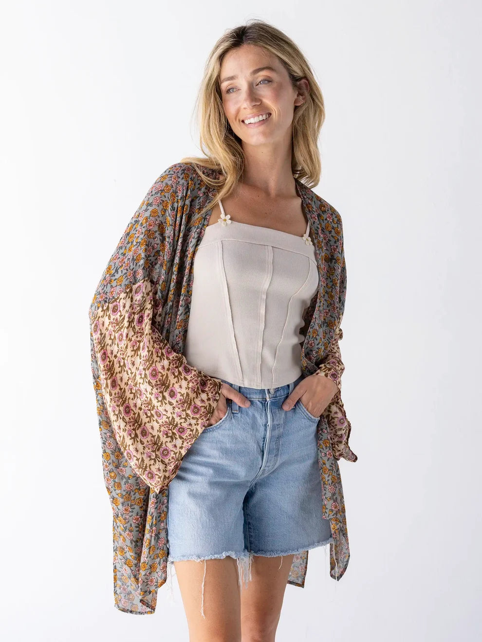 Wildflower Kimono Pink