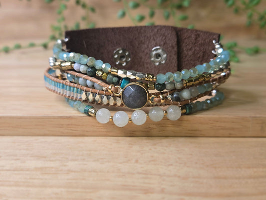 Five-Strand Bracelet | Labradorite