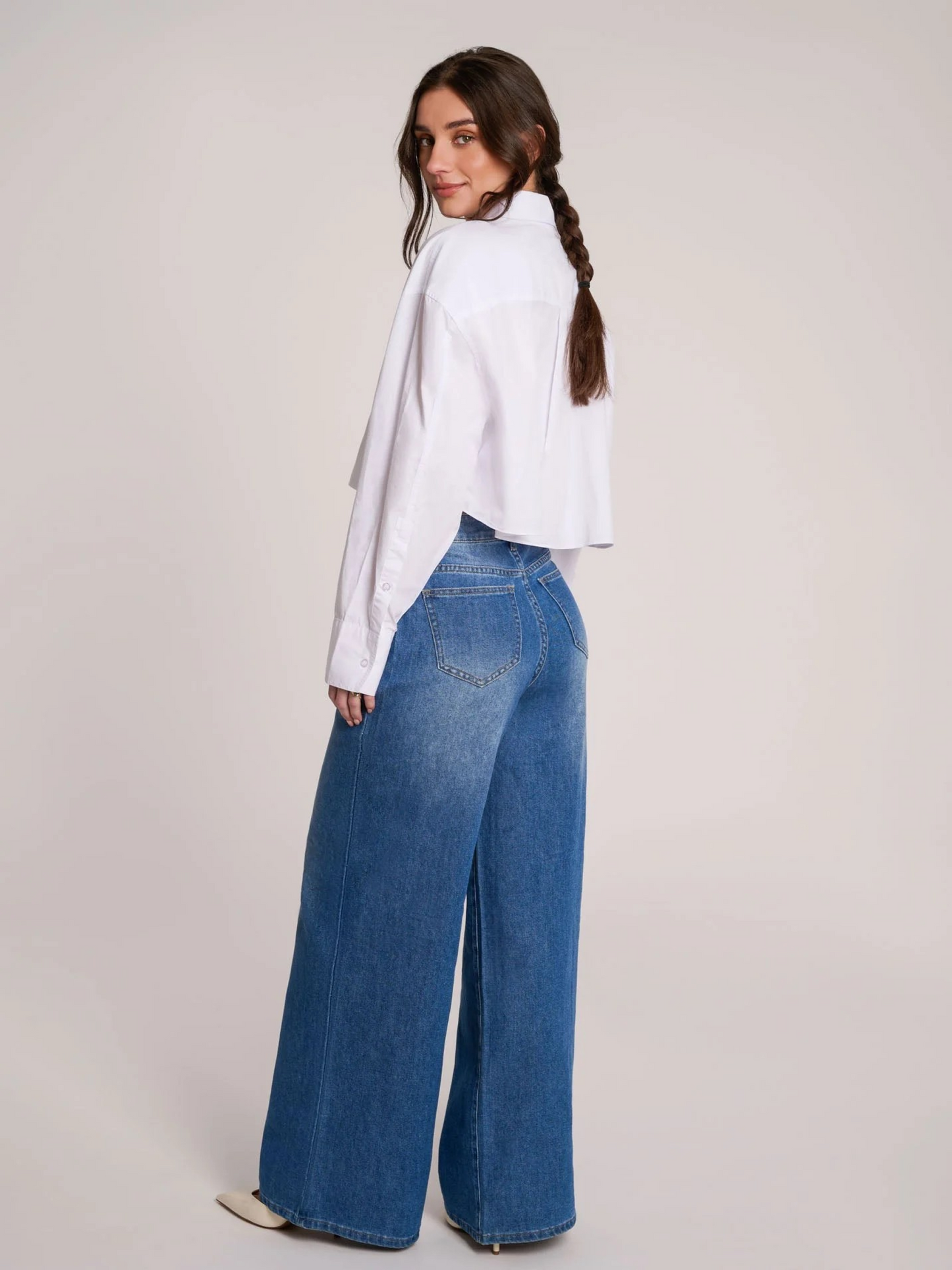Lily Wide Leg Jeans | Crocus