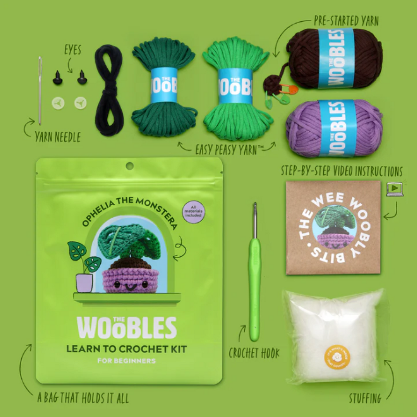 Crochet Kit | Ophelia the Monstera