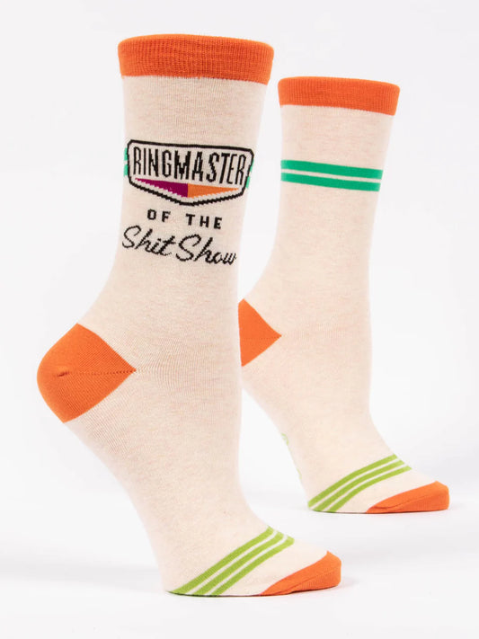Ring Master Shit Show Crew Socks