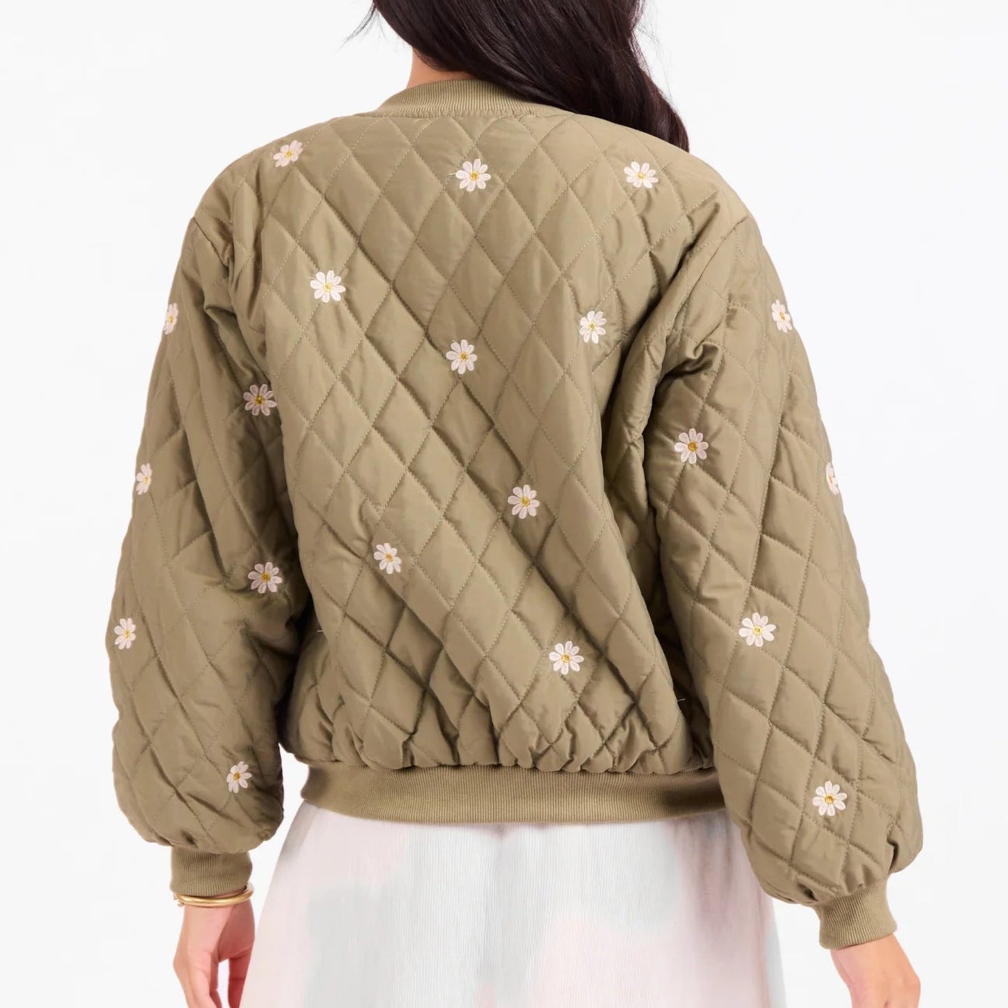 Painted Wish Quilted Embroidered Jacket
