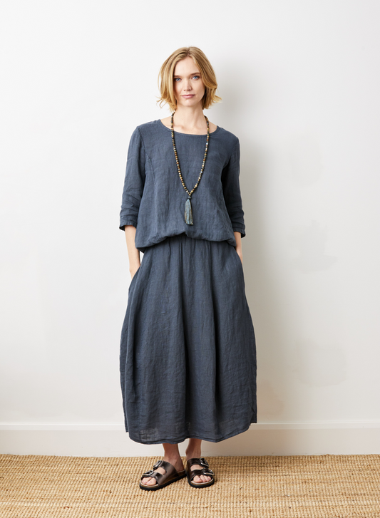 Solene Linen Skirt