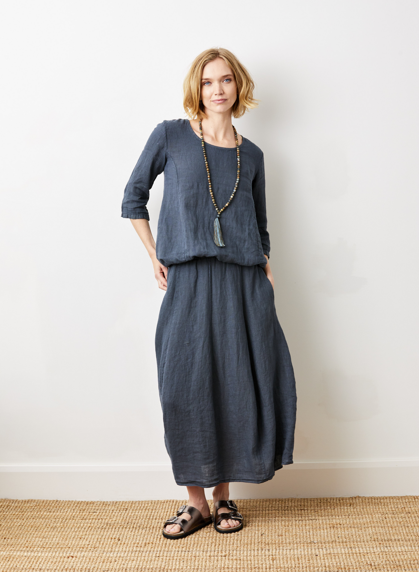 Solene Linen Skirt