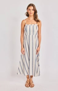 Sweetgrass Stripe Midi Dress