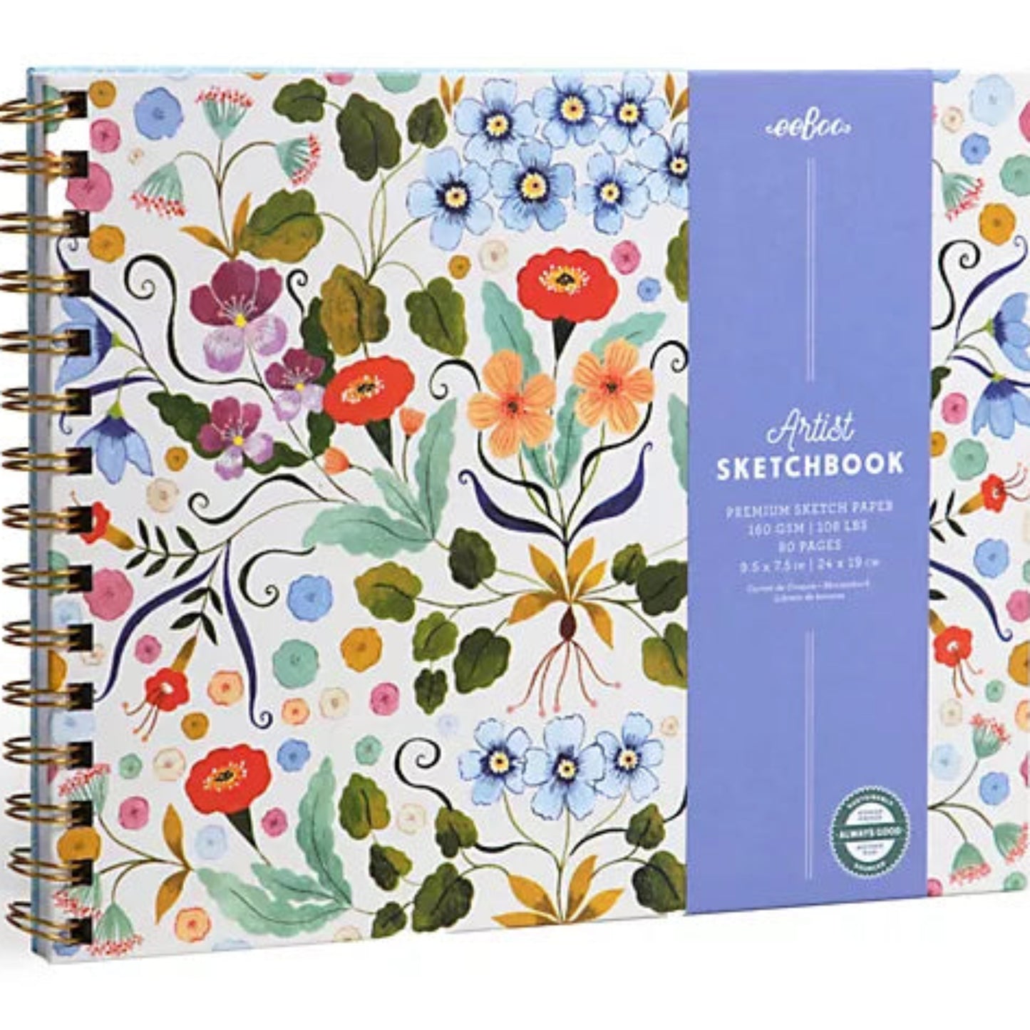 Flora's Hardcover Artist Sketchbook