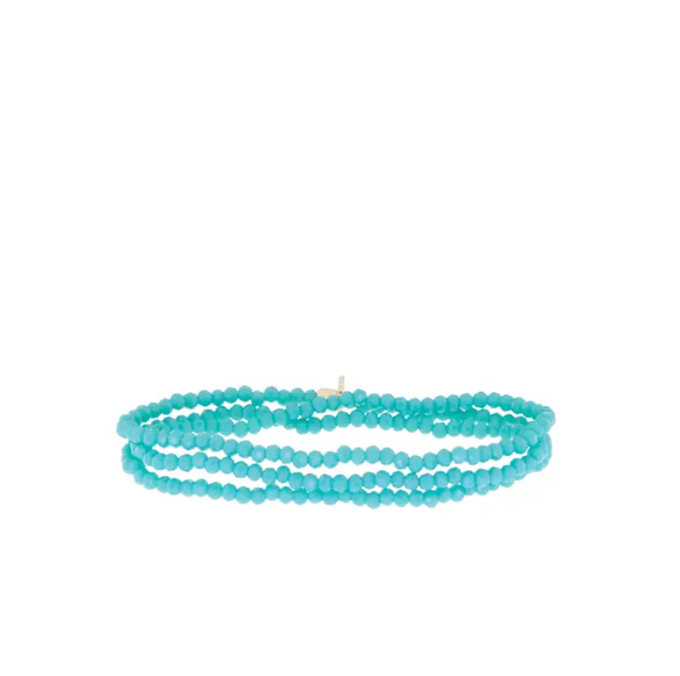 Crystal Wrap Bracelet | Turquoise