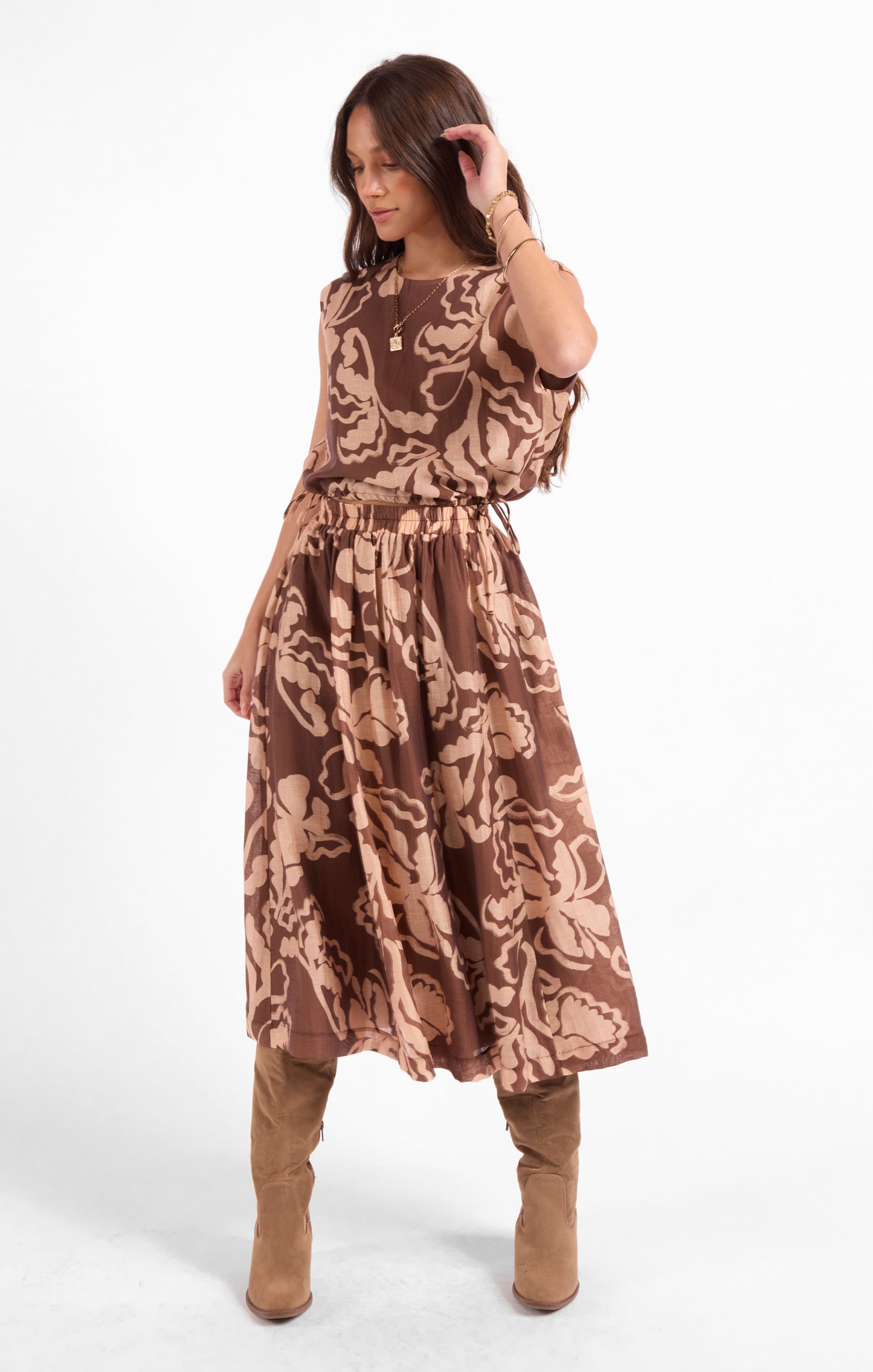 Rustic Tie Charm Top