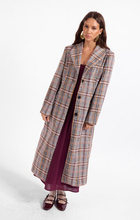 Flowerbed Plaid Jacket