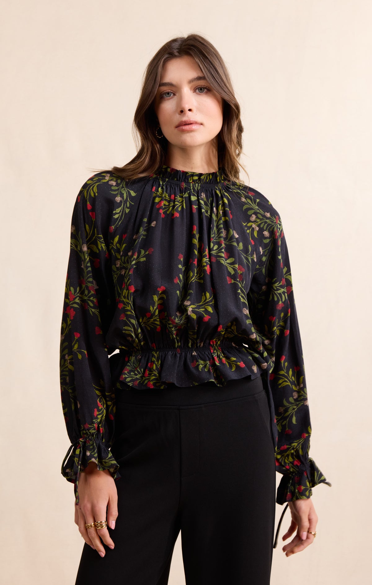 Gathering Poet Blouse