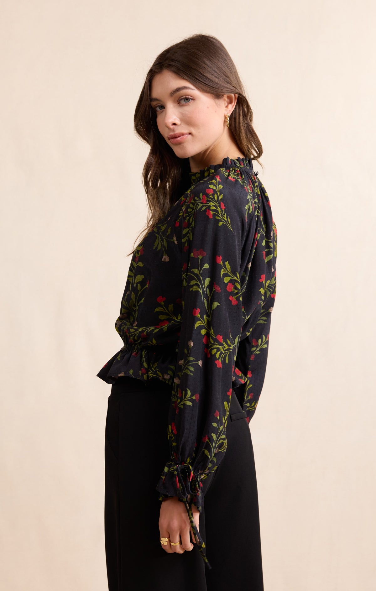 Gathering Poet Blouse