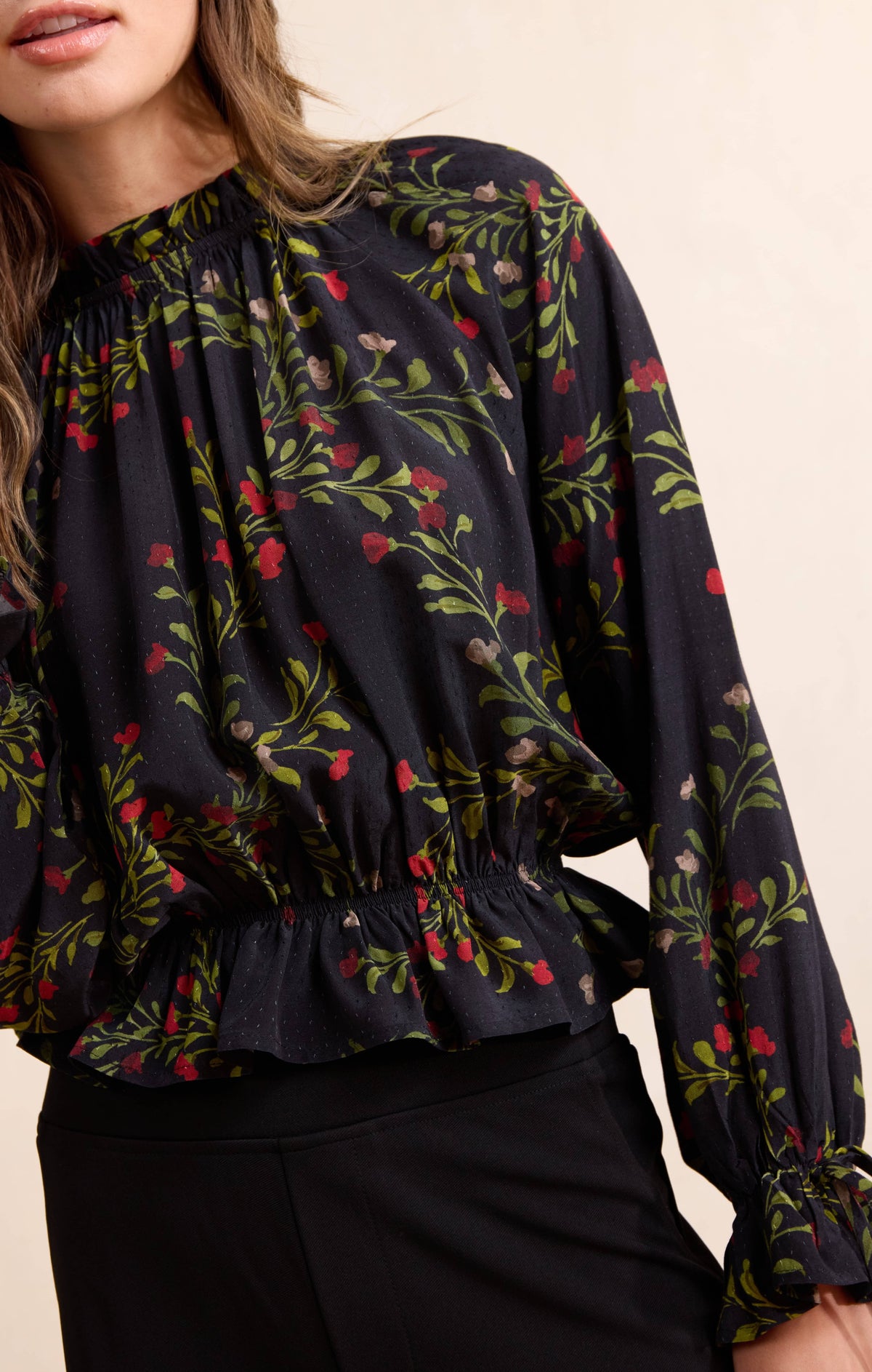 Gathering Poet Blouse
