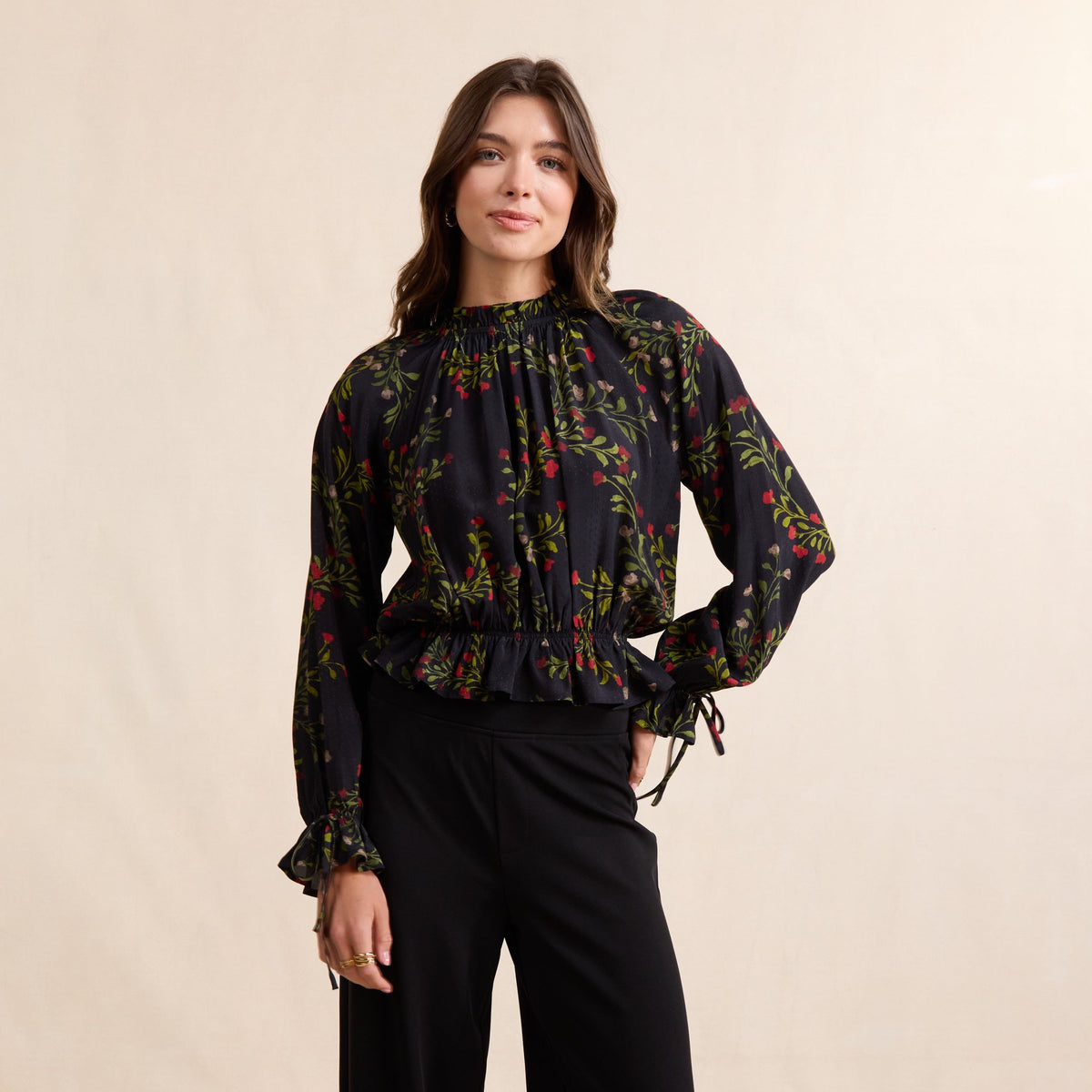 Gathering Poet Blouse
