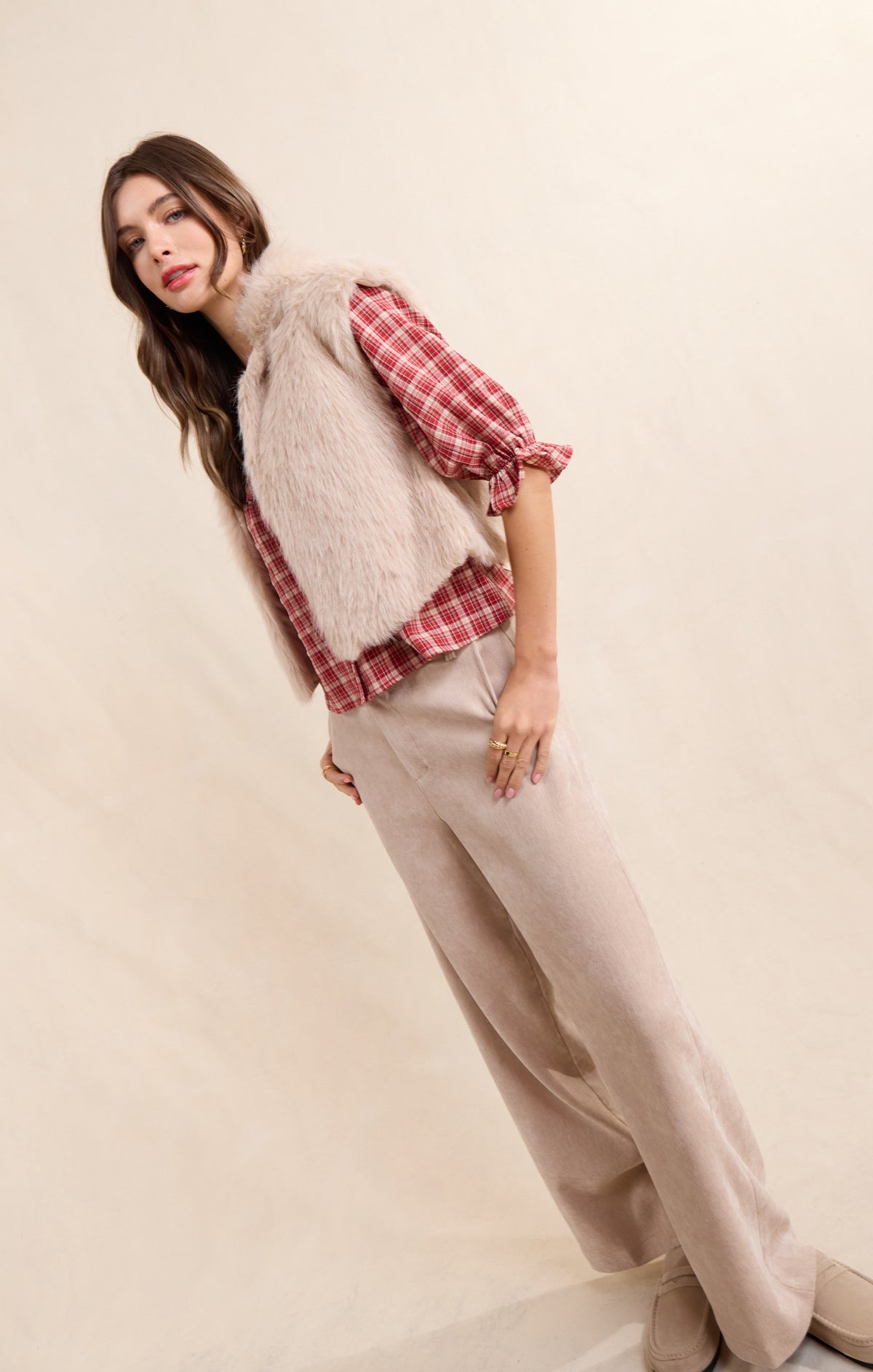 Georgetta Faux Fur Vest