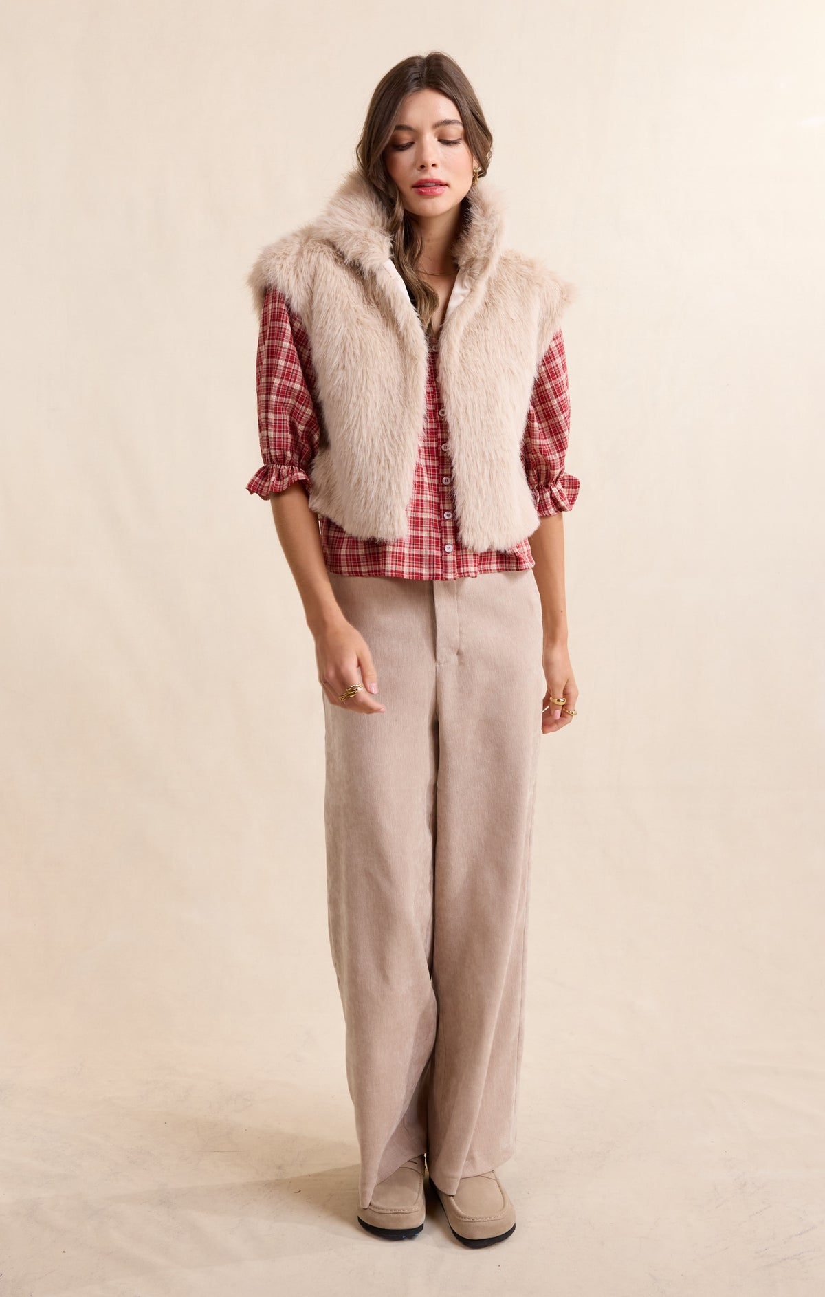 Georgetta Faux Fur Vest