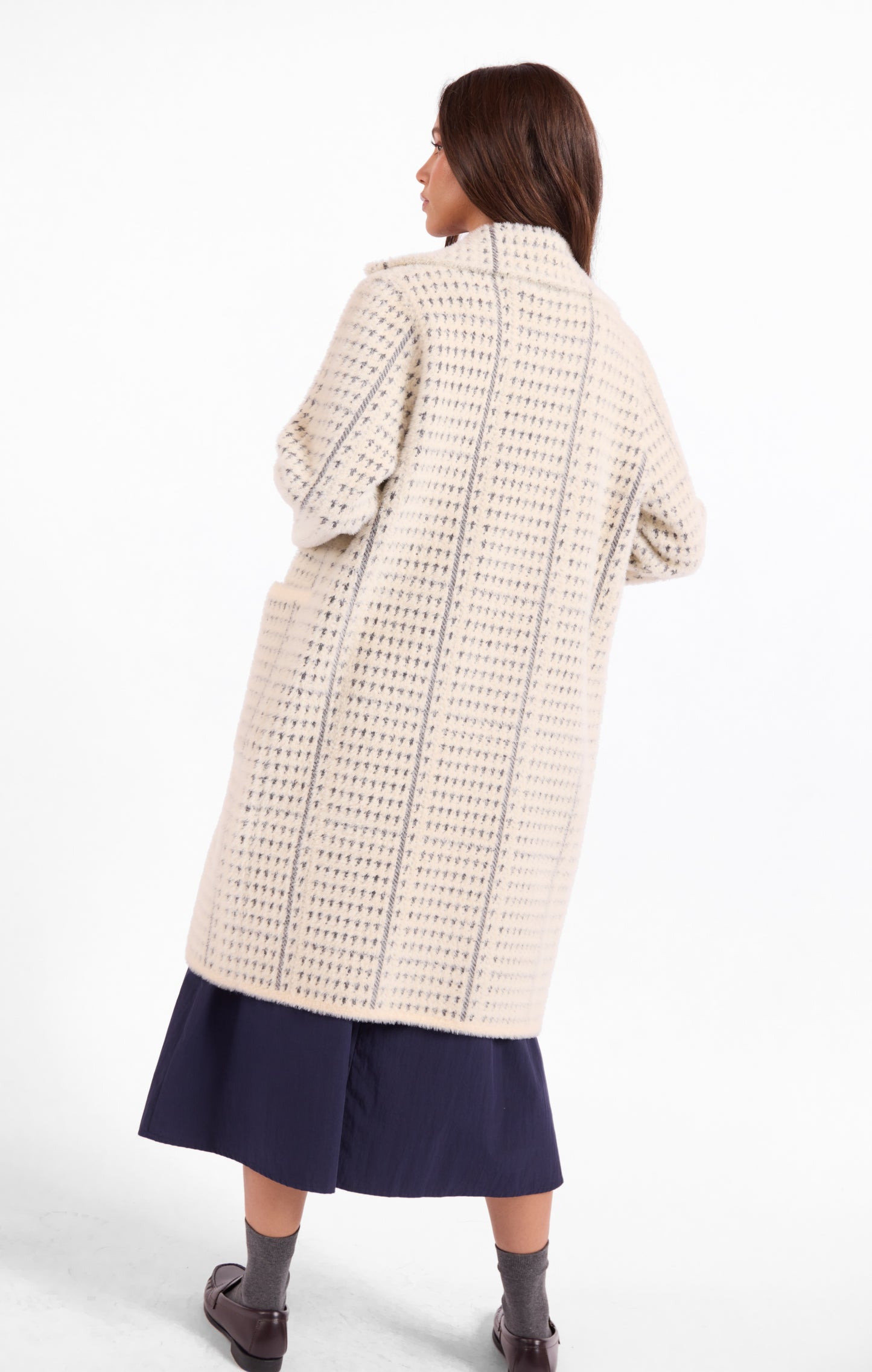 Marceau Houndstooth Coat